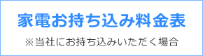 家電お持ち込み料金表